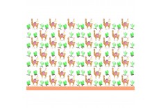 Nappe Lamas en plastique