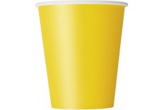 8 Gobelets Jaunes