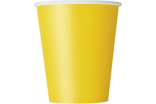 8 Gobelets Jaunes