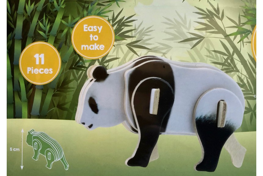 Puzzle animaux en bois Panda