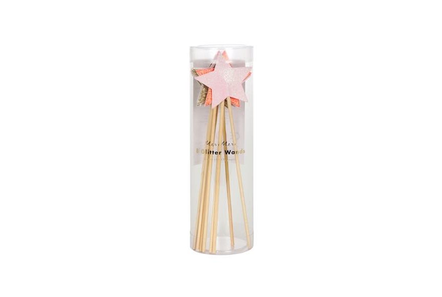 Lot De 48 Accessoires Magiques - Crayons Baguette, Lunettes, Stylos Balai, Autocollants Tatouage - Pour Fêtes D'Enfants