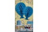 2 Ballons bleu nid d'abeille