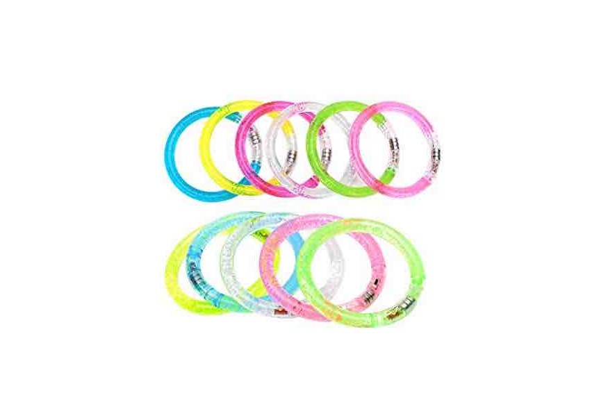 Bracelet lumineux - Fluo dans le noir - Boum soirée pyjama - Glow