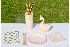 Kit Cygne rose & or