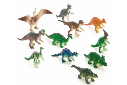 Mini-Figurine de dinosaure en plastique - petit cadeau fête d'enfants.