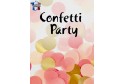 Confetti ronds 25 mm roses et or