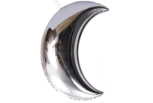 Ballon Mylar Lune XL argent