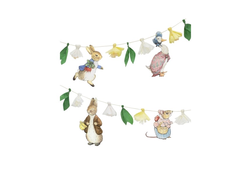 Guirlande Pierre Lapin Et Ses Amis De Meri Meri Deco Fete Et Chambre