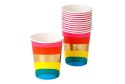12 gobelets Arc en Ciel