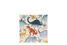 16 Serviettes Dinosaures