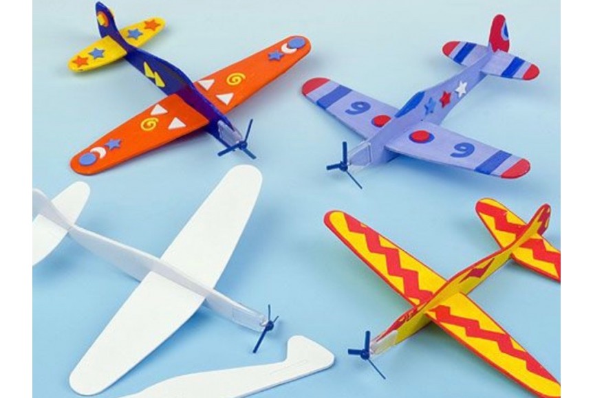 Avion Planeur à monter, le jouet n°1 des kermesses et fêtes !