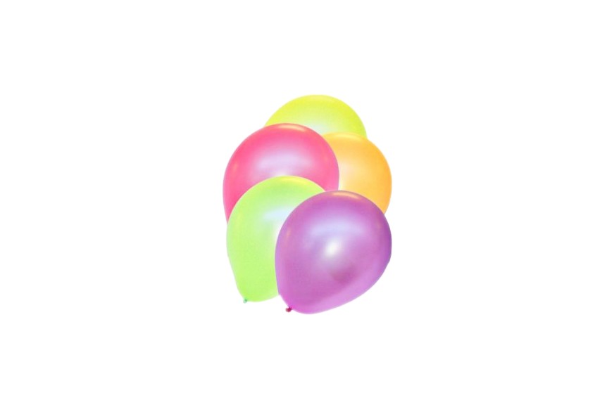 10 Ballons de baudruche Fluorescents - anniversaire et soirées