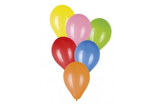 Ballon multicolore x 10