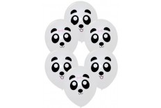 Ballon panda - set de 6 ballons