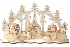 crèche DIY en bois