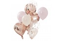 Set Ballons rose gold & rose