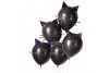 Ballon chat noir & iridescent