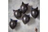 Ballon chat noir & iridescent