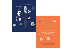 Invitation espace - cosmos