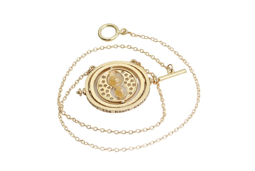 COLLIER + PENDENTIF HERMIONE RETOURNEUR DE TEMPS HARRY POTTER TIME TURNER  Doré - Achat / Vente sautoir et collier COLLIER + PENDENTIF HERMION Adulte  Métal Jaune 