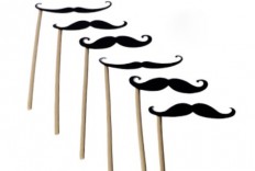 Photo booth moustaches
