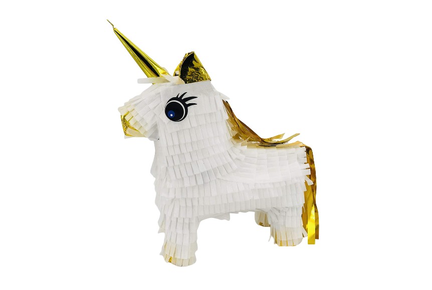 Pinata licorne blanche 3D - activité fête de filles -Décors & animation