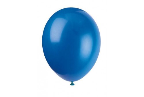 Ballons anniversaire en latex de couleur bleu foncé - fêtes de garçons