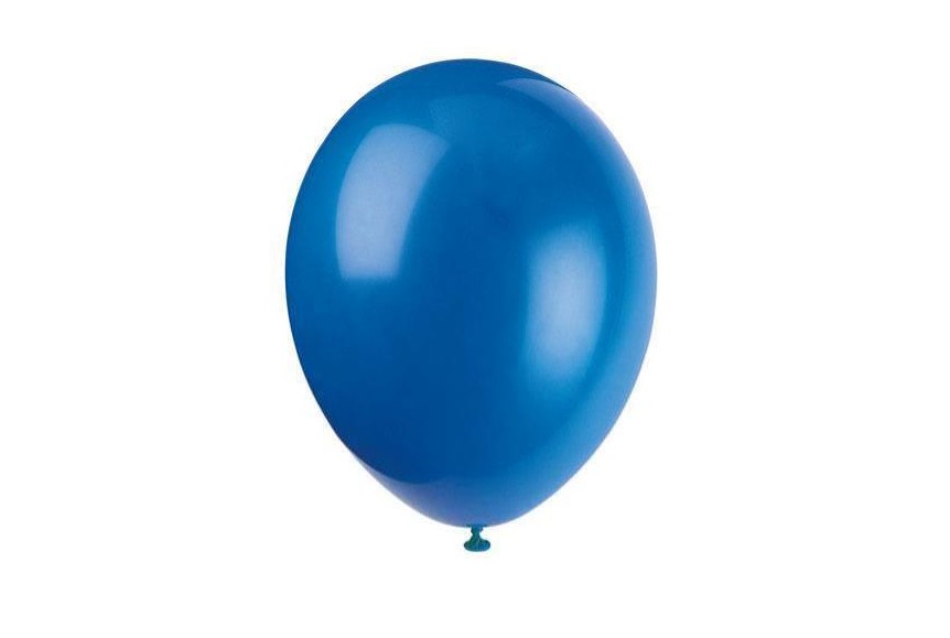 Ballons anniversaire en latex de couleur bleu foncé - fêtes de garçons