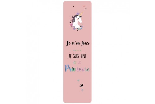 Marque pages Je m'en fous suis une princesse