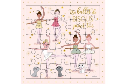 Carte Puzzle Les ballerines