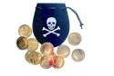 Bourse Pirate et 12 pièces