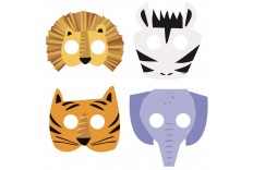 8 Masques animaux Savane