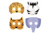 8 Masques animaux Savane