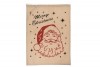 Sac cadeaux de noël en jute XXL