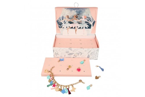 Calendrier Avent fille Boîte à bijoux ballerine sous la neige Meri Meri