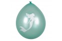 Ballon métal thème Sirène x 6
