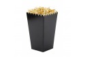 Boîte à popcorn noires & Or x 8
