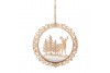 Boule plate cerf en forêt