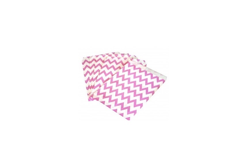 Serviette papier doré aux motifs zig zag chevron