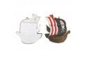 Invitations Bateau de Pirates x 8