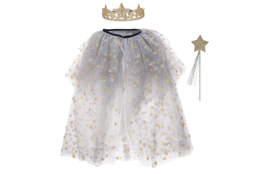 Couronne princesse dorée multicolore fille : Deguise-toi, achat de