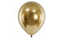 Ballon chrome doré - set de 10 ballons