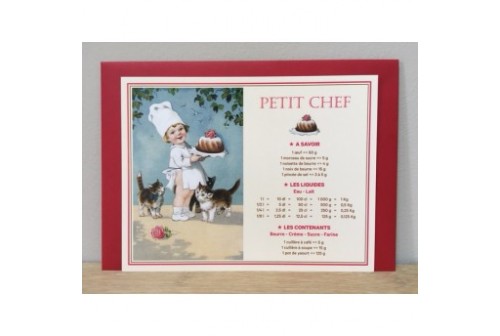 Carte petit chef