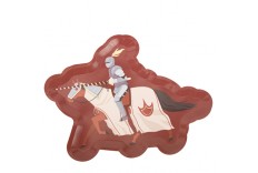 Assiettes chevalier bordeaux x 8