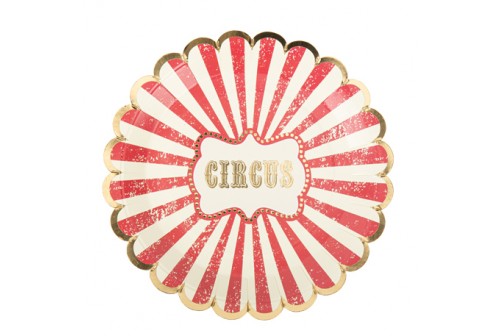 Assiettes circus vintage