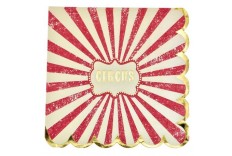 Serviettes Circus Vintage