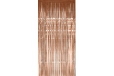 Rideau frangé rose gold