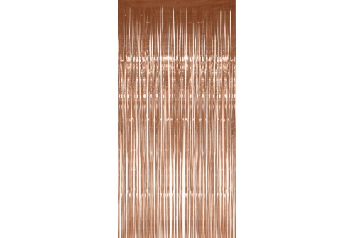 Rideau frangé rose gold