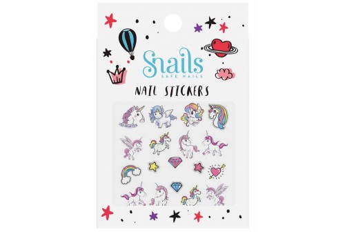 Autocollants ongles de licorne