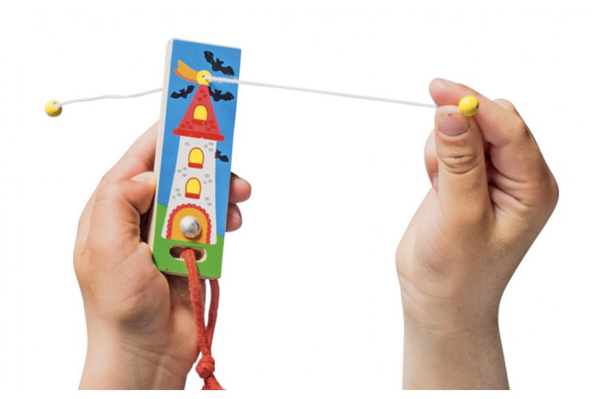 Tour de la corde magique - jouet en bois Goki - tour de magie enfants